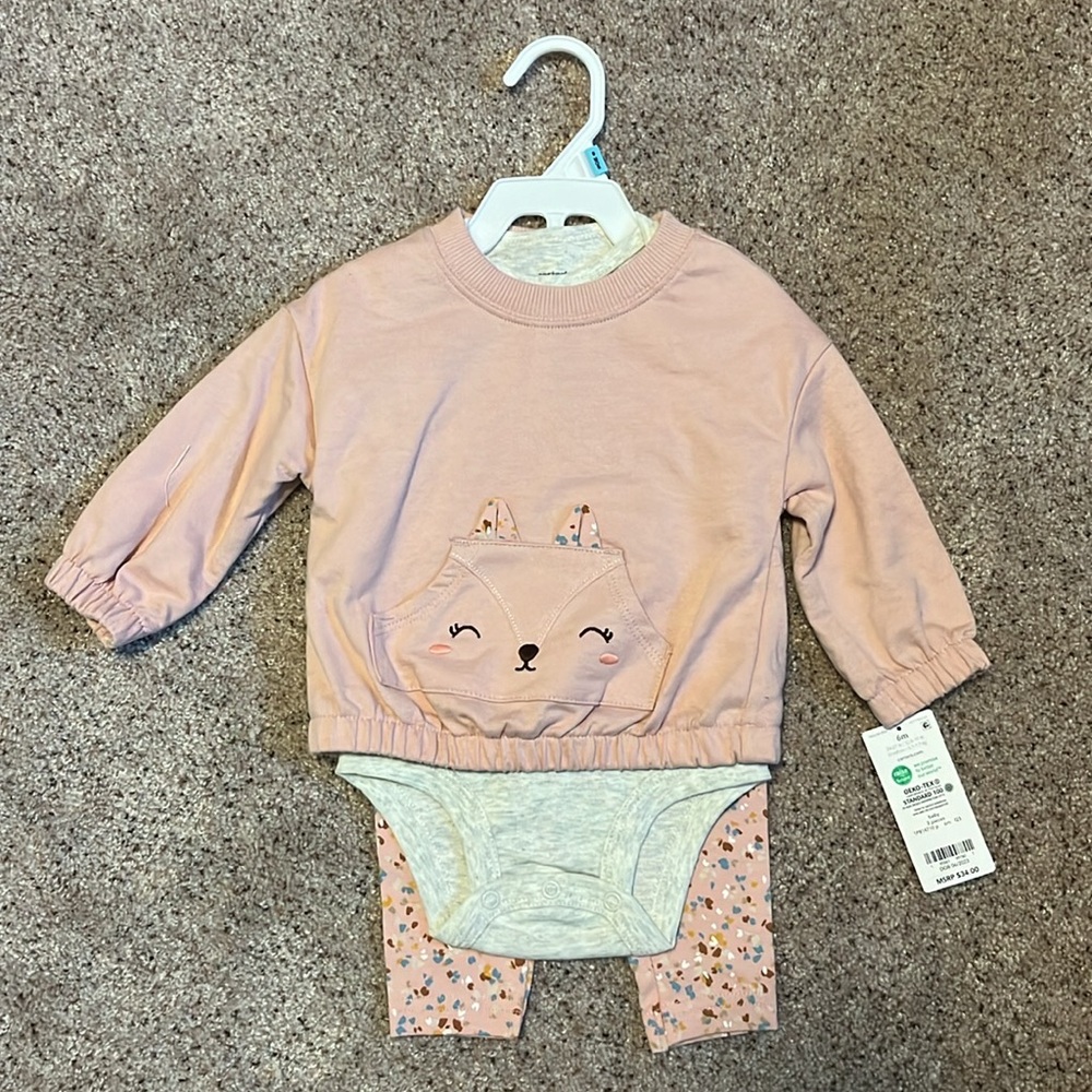 Carterโs Baby Girl Matching Set